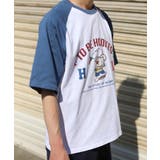 Tシャツ 【HOOK】アメカジイラストプリントラグランスリーブ半袖TEE ユニセ… | HOOK | 詳細画像18 