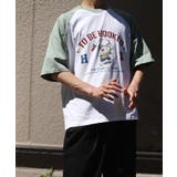 Tシャツ 【HOOK】アメカジイラストプリントラグランスリーブ半袖TEE ユニセ… | HOOK | 詳細画像35 