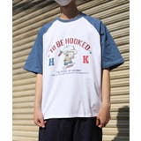 Tシャツ 【HOOK】アメカジイラストプリントラグランスリーブ半袖TEE ユニセ… | HOOK | 詳細画像14 