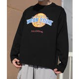 ブラック | ロンT【HOOK】アメカジロゴプリントロングTEE ユニセックス 韓国ファッショ… | HOOK