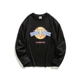 ロンT【HOOK】アメカジロゴプリントロングTEE ユニセックス 韓国ファッショ… | HOOK | 詳細画像2 