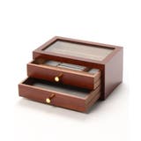 木製2段アクセサリー収納ボックス 収納 メイク収納 | aimoha  | 詳細画像13 