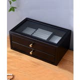 木製2段アクセサリー収納ボックス 収納 メイク収納 | aimoha  | 詳細画像3 