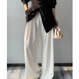 ハイウエストタックワイドパンツ | aimoha  | 詳細画像18 