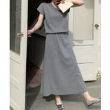 Vネックニットセットアップ 2点セット ニット+スカートセット | aimoha | 詳細画像6