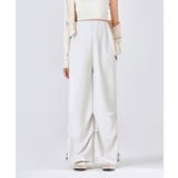 オフホワイト | ドローストリング付きマタニティカーゴパンツ | aimoha 