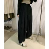 タックギャザー ワイドリラックスパンツ | aimoha | 詳細画像16