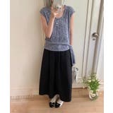 フレンチスリーブニットトップス | aimoha  | 詳細画像1 