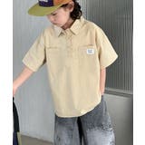 【aimoha-KIDS-】キッズ カジュアルベーシック半袖シャツ | aimoha kids | 詳細画像8