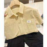 【aimoha-KIDS-】キッズ カジュアルベーシック半袖シャツ | aimoha kids | 詳細画像3