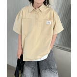 【aimoha-KIDS-】キッズ カジュアルベーシック半袖シャツ | aimoha kids | 詳細画像6