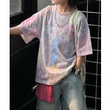 パープル | 【aimoha-KIDS-】キッズ おしゃれなプリント半袖Tシャツ | aimoha kids