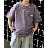 パープル | 【aimoha-KIDS-】プリントTシャツ | aimoha kids