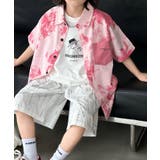 【aimoha-KIDS-】キッズ タイダイ半袖シャツ | aimoha kids | 詳細画像2