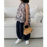 【aimoha-KIDS-】総柄ノースリーブトップス ブラウス | aimoha kids | 詳細画像6