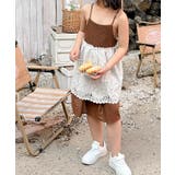 【aimoha-KIDS-】キッズ かぎ針編みキャミワンピ+バブーシュカセット | aimoha kids | 詳細画像10