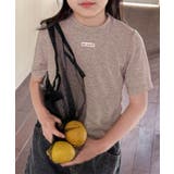 【aimoha-KIDS-】シンプルロゴ風ベーシックTシャツ | aimoha kids | 詳細画像10