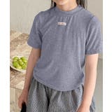 【aimoha-KIDS-】シンプルロゴ風ベーシックTシャツ | aimoha kids | 詳細画像1