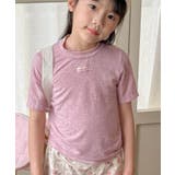 ピンク | 【aimoha-KIDS-】シンプルロゴ風ベーシックTシャツ | aimoha kids