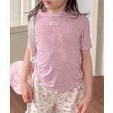 【aimoha-KIDS-】シンプルロゴ風ベーシックTシャツ | aimoha kids | 詳細画像5