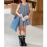 【aimoha-KIDS-】ギャザー入りバルーンロンパース | aimoha kids | 詳細画像7 