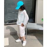 【aimoha-KIDS-】薄手ボーダージップアップパーカー | aimoha kids | 詳細画像7 