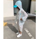 【aimoha-KIDS-】薄手ボーダージップアップパーカー | aimoha kids | 詳細画像9 