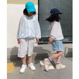 【aimoha-KIDS-】薄手ボーダージップアップパーカー | aimoha kids | 詳細画像11 