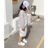 【aimoha-KIDS-】薄手ボーダージップアップパーカー | aimoha kids | 詳細画像23 