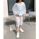 【aimoha-KIDS-】薄手ボーダージップアップパーカー | aimoha kids | 詳細画像5 