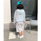 【aimoha-KIDS-】薄手ボーダージップアップパーカー | aimoha kids | 詳細画像6 