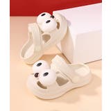 ホワイト | 【aimoha-KIDS-】かわいいビッグアイ 2WAYサンダル | aimoha kids