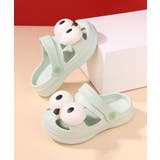 ライトグリーン | 【aimoha-KIDS-】かわいいビッグアイ 2WAYサンダル | aimoha kids