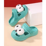グリーン | 【aimoha-KIDS-】かわいいビッグアイ 2WAYサンダル | aimoha kids