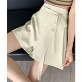 ボタンリボンベルト付き タックショートパンツ | aimoha | 詳細画像12
