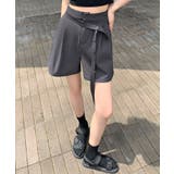 ボタンリボンベルト付き タックショートパンツ | aimoha | 詳細画像20