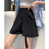 ボタンリボンベルト付き タックショートパンツ | aimoha | 詳細画像23