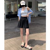 ボタンリボンベルト付き タックショートパンツ | aimoha | 詳細画像25