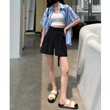 ボタンリボンベルト付き タックショートパンツ | aimoha | 詳細画像27