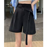 ボタンリボンベルト付き タックショートパンツ | aimoha | 詳細画像29