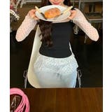 ドットチュールプリーツシアートップス | aimoha  | 詳細画像8 