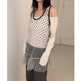 ドットチュールティアードタンクトップ | aimoha  | 詳細画像14 