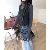 ドットチュールティアードタンクトップ | aimoha  | 詳細画像7 