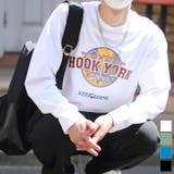 ロンT【HOOK】アメカジロゴプリントロングTEE ユニセックス 韓国ファッショ… | HOOK | 詳細画像50 