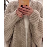 オシャレ厚手ロングゆったりニットカーディガン 韓国ファッション ワンピース | aimoha  | 詳細画像5 