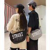 新作配色紐付きロゴプリントボディバッグ 韓国ファッション ストリート系 | HOOK | 詳細画像8