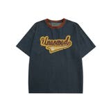 ダークブルー | HOOK Tシャツ アメカジパッチワーク半袖ビッグTEE | HOOK