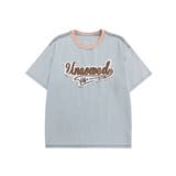 ライトブルー | HOOK Tシャツ アメカジパッチワーク半袖ビッグTEE | HOOK