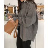 新作 コーデュロイ シンプルオーバーシャツ | aimoha | 詳細画像10