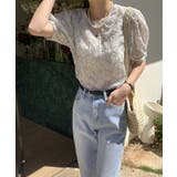 韓国風花柄ブラウス 韓国ファッション 春服 | aimoha  | 詳細画像6 